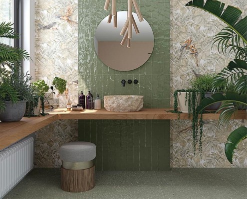 La colección Stravaganza de Vives, un aliado para la tendencia en interiorismo 'jungla colonial'