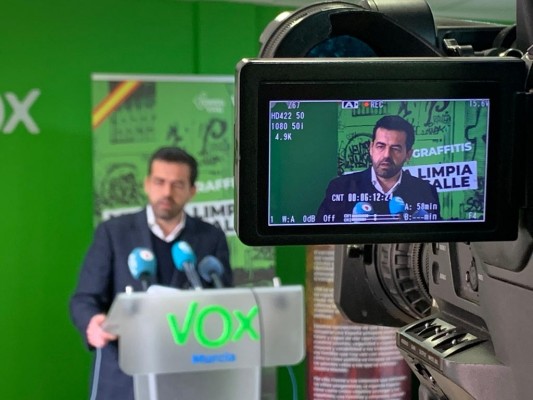 Vox denuncia las deficiencias en la limpieza de Murcia y sus pedanías