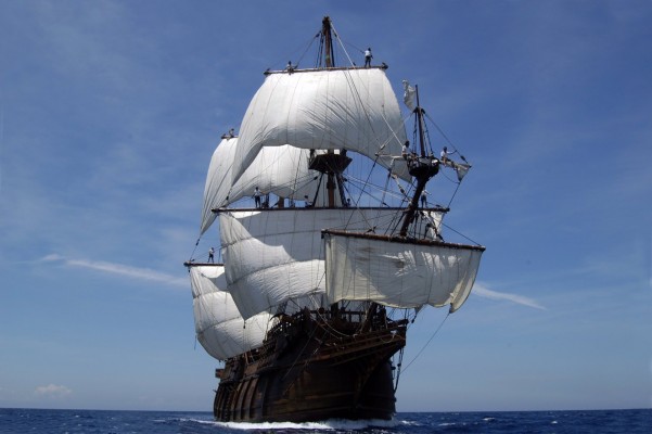El Puerto de Vinaròs custodia el Galeón Andalucía, que podrá visitarse hasta el 1 de mayo