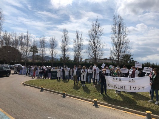 Huelga de sanitarios en Marina Salud al perder el 12% del poder adquisitivo en ocho años

