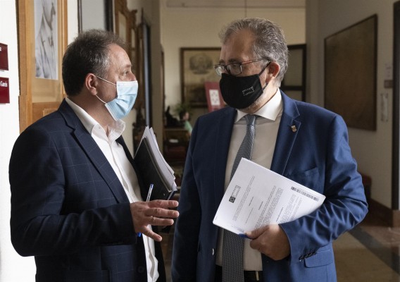 La mascarilla deja de ser obligatoria en la Diputación de Castellón salvo algunas excepciones