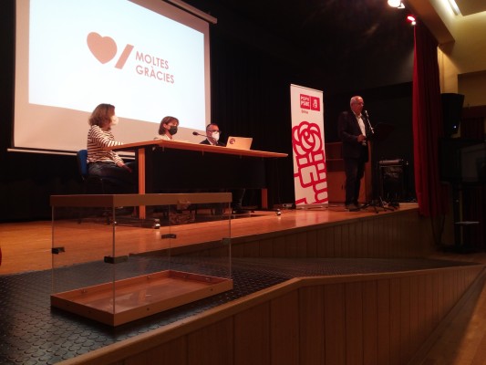 Vicent Grimalt renueva como secretario general del PSPV en Dénia


