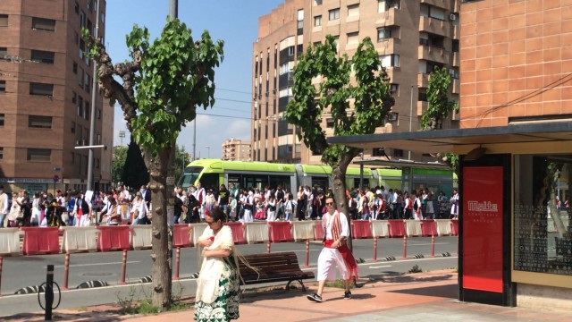 Más de 52.000 personas utilizaron el transporte público gratuito el día del Bando de la Huerta