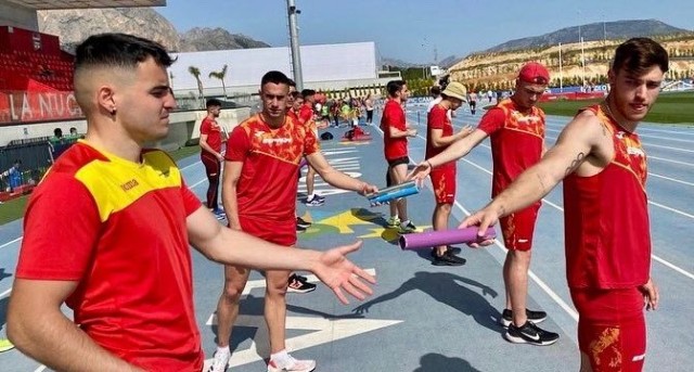 López Barranco prepara con el relevo 4x100 español las próximas citas internacionales