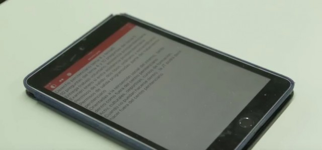 La UA lanza la 'app' que convierte los apuntes de clase en texto y sonido