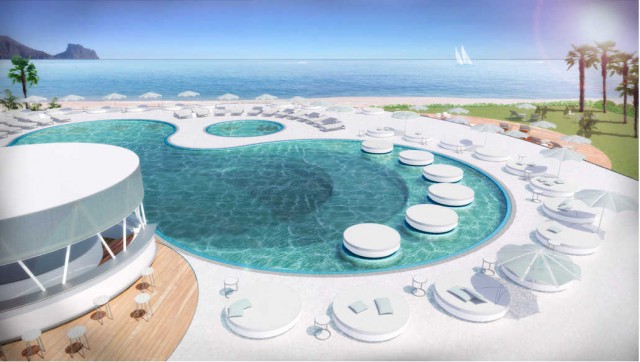 El grupo Palace proyecta en Altea un 'beach club' basado en los de Ibiza o Marbella