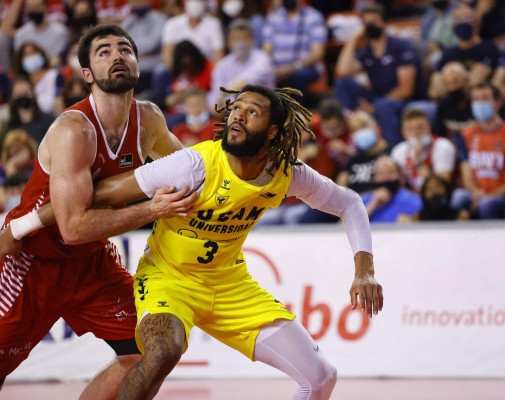 El UCAM CB encaja 90 o más puntos en 6 partidos de esta Liga, todos fuera de casa
