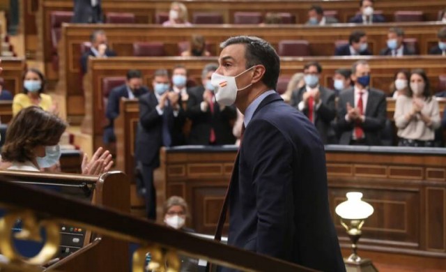 Sánchez confirma que su primer debate sobre el estado de la nación será en mayo o junio