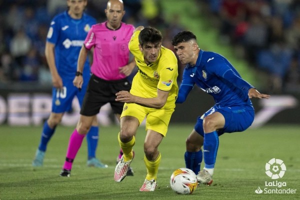 Gerard Moreno se retiró con una lesión muscular frente al Getafe