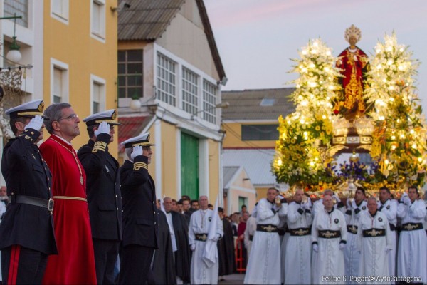 Las fuertes lluvias obligan a suspender la Magna Procesión del Prendimiento en Cartagena