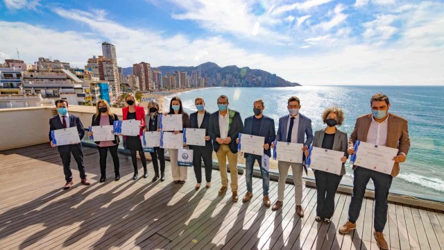 Siete empresas de Benidorm obtienen el distintivo de calidad Sicted por primera vez y seis lo renuevan
