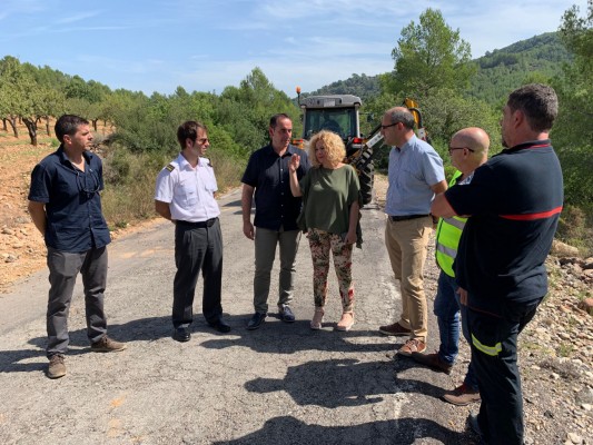La Diputación iniciará el 19 de abril las obras de remodelación de la carretera de Miravet