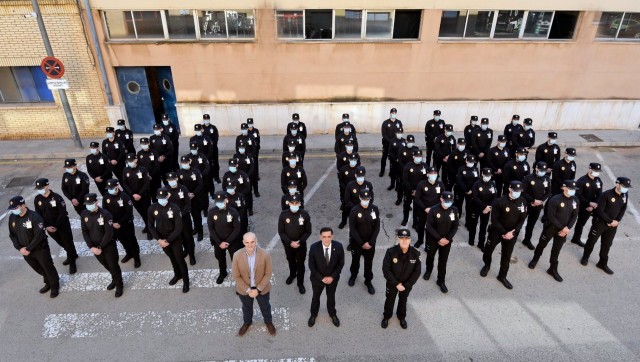 Un total de 64 nuevos agentes de la Policía Local patrullan las calles de Murcia desde este lunes