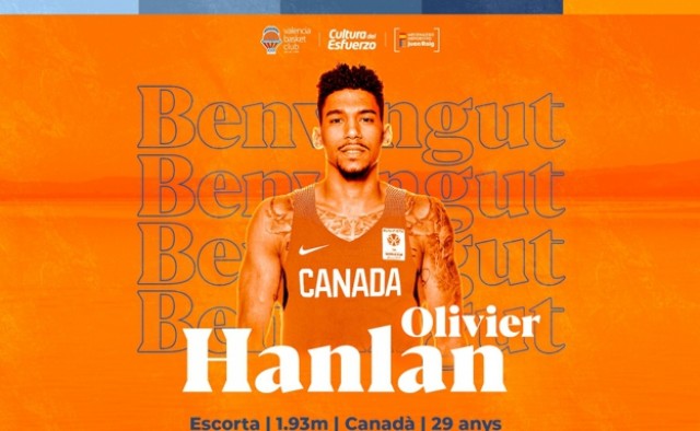 El Valencia recibe el transfer de Hanlan y lo inscribe en la ACB
