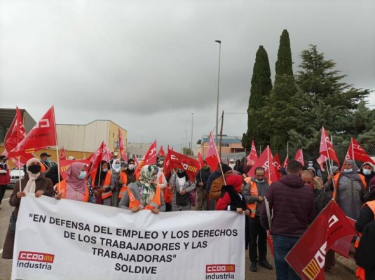 CCOO desconvoca la huelga en Soldive y la plantilla queda pendiente de la decisión de la empresa