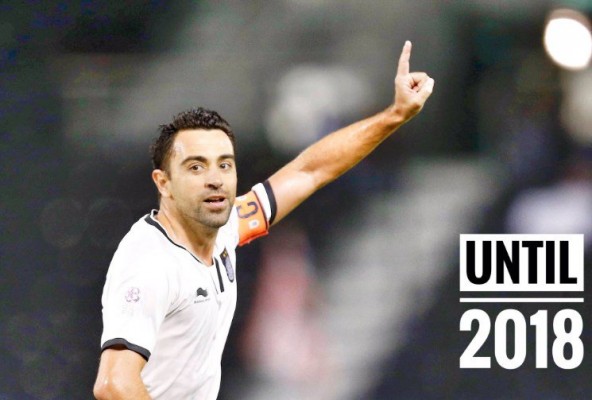 Xavi Hernández renueva con el Al Sadd hasta 2018