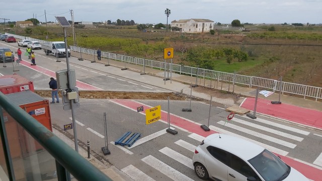 Almussafes inicia las obras de construcción del colector de Santa Creu para evitar inundaciones
