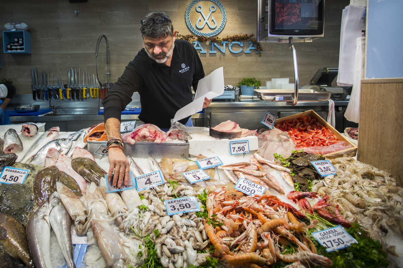 Lujuria marina en el Mercado del Cabanyal 