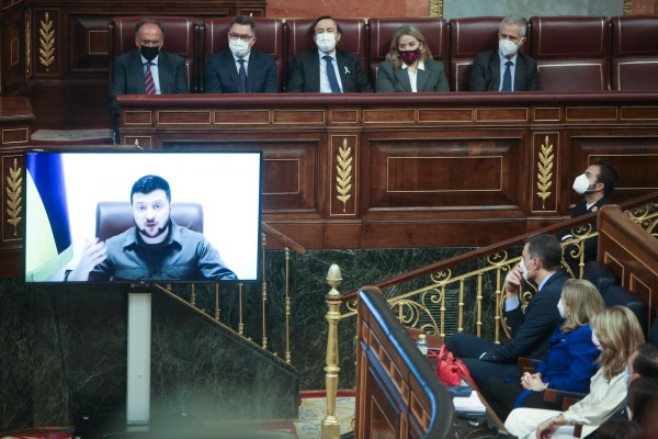Zelenski pide en el Congreso que empresas como Porcelanosa dejen de hacer negocio en Rusia