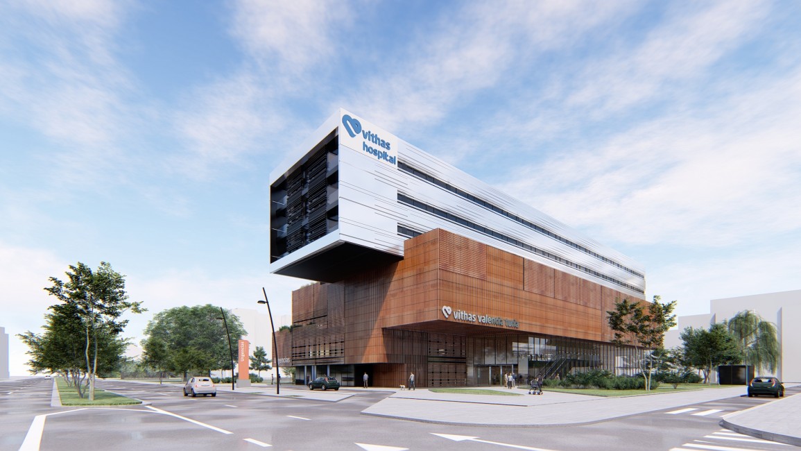 Proyección del nuevo hospital de Vithas - 