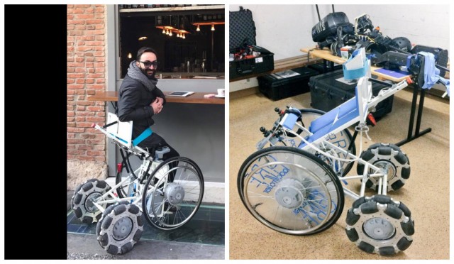 Una silla de ruedas que eleva como si se estuviera de pie, finalista de Premios Fundación Mapfre