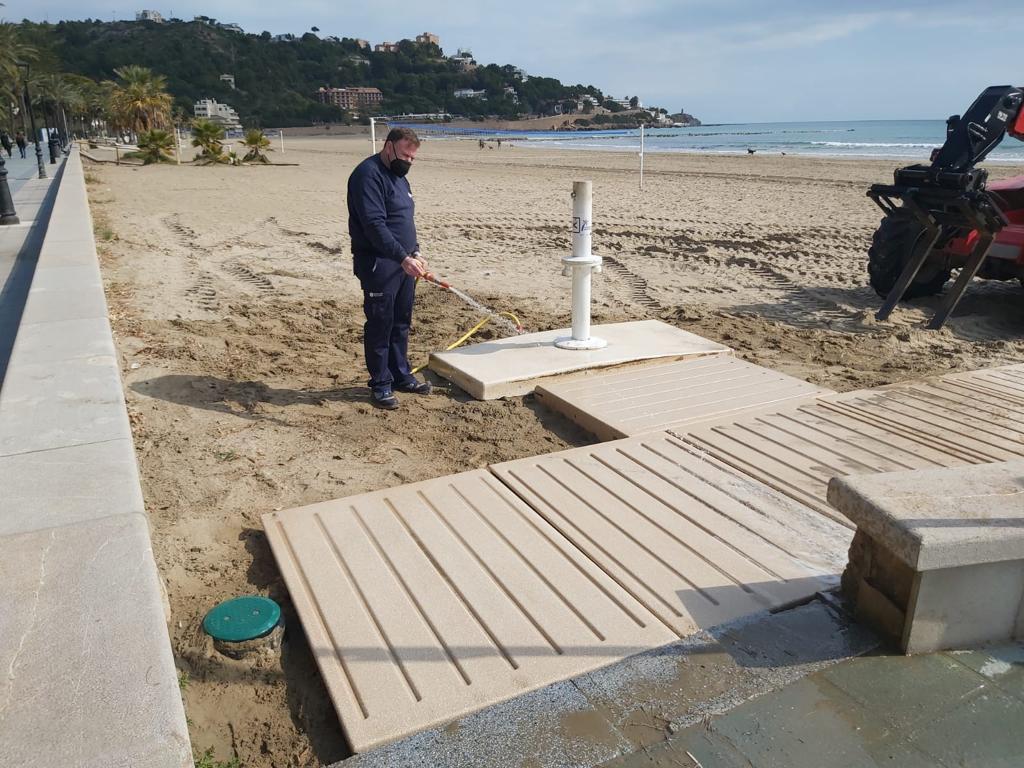 Benicàssim acondiciona les seues platges per a Setmana Santa