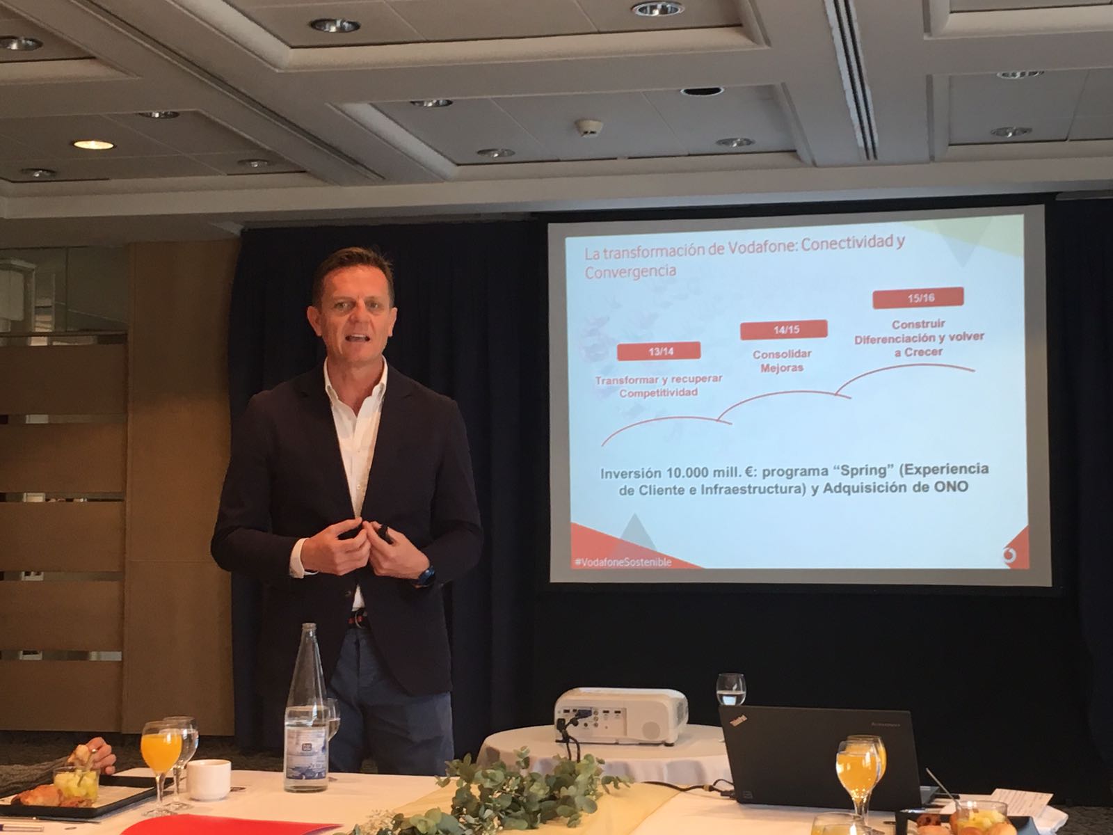 Vodafone invirtió 646 millones en la Comunitat y generó 2.806 empleos el pasado ejercicio