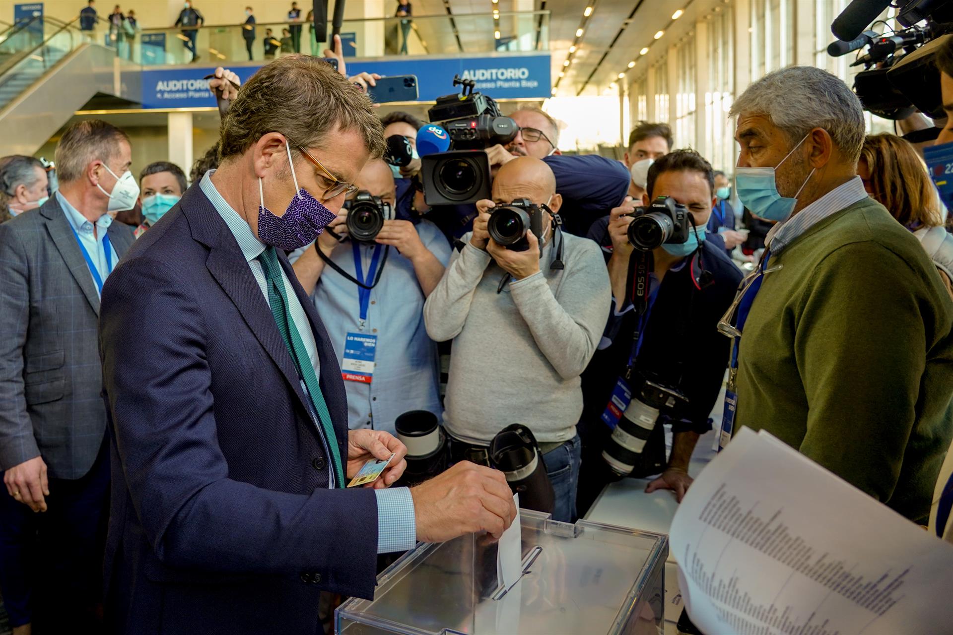 Alberto Núñez Feijóo. Foto: EDUARDO BRIONES/EP - 