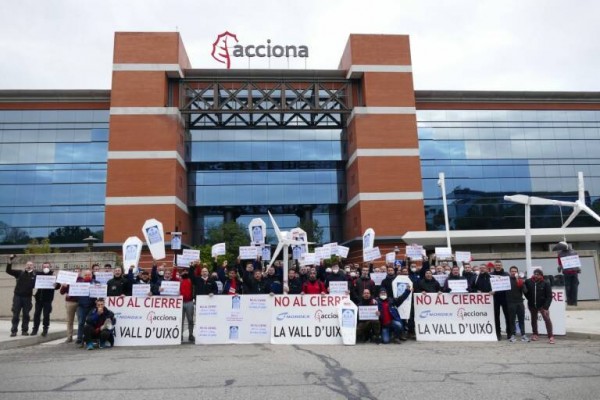 Los empleados de Nordex desconvocan la huelga tras un preacuerdo con la dirección