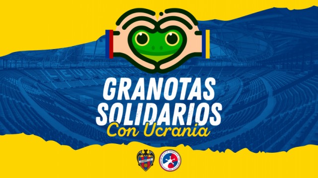 'Granotas Solidarios con Ucrania': la campaña del Levante y la Fundación para acoger refugiados