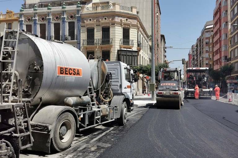 Becsa se lleva el megacontrato de 5,4 millones de euros para el mantenimiento de calles en Castelló