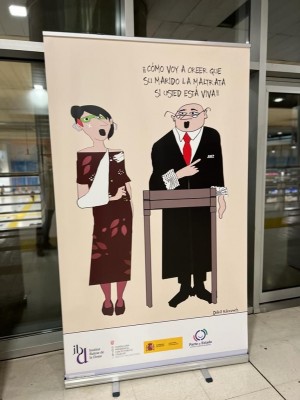Retiran de una exposición una viñeta de Diana Raznovich sobre micromachismos en la Justicia