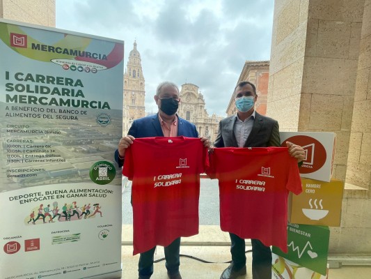 Los beneficios de la I Carrera Solidaria Mercamurcia se entregarán al Banco de Alimentos