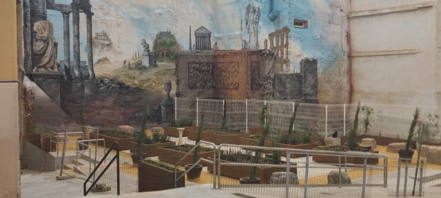 El nuevo jardín junto al Teatro Romano será inaugurado el próximo martes día 5 de abril 