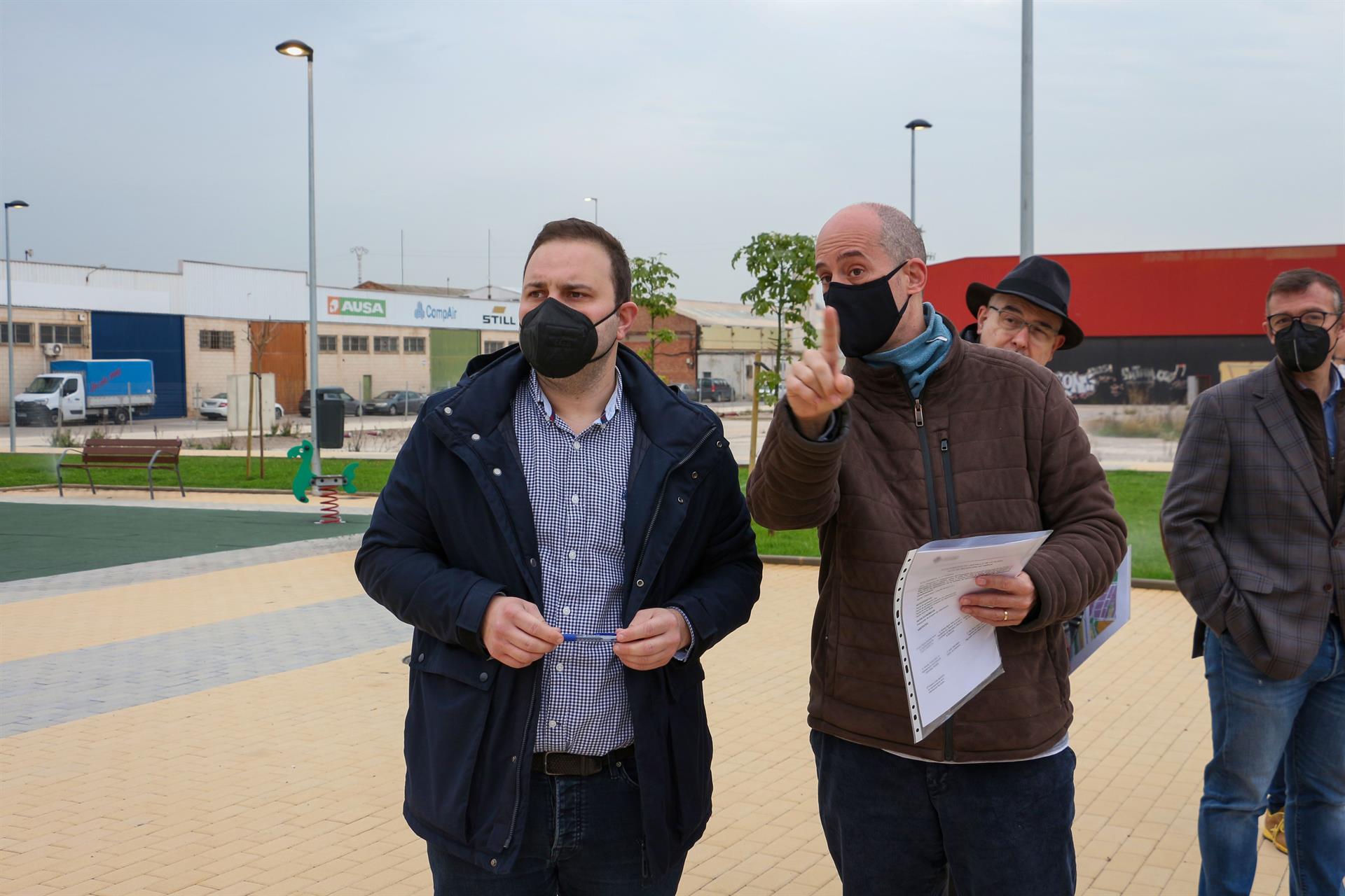 Castelló mejora el entorno del Grupo Santo Domingo y crea una zona verde de 1.200  m2
