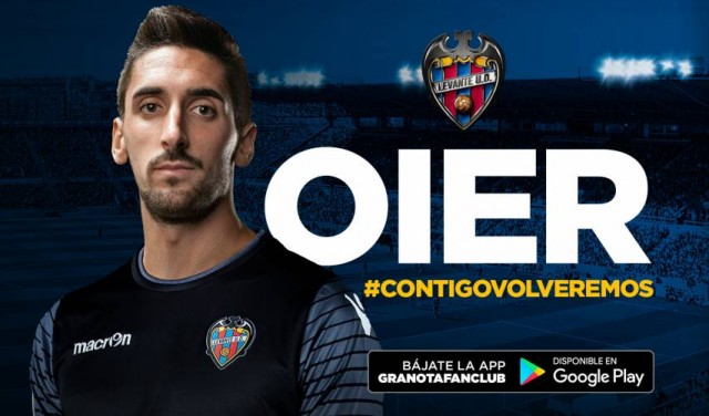 El Levante anuncia el fichaje del portero Oier, procedente del Granada