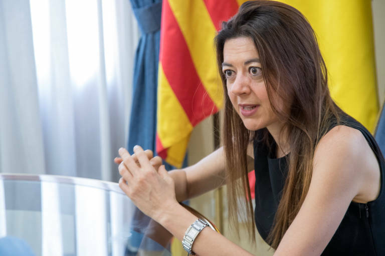 La consellera de Universidades, Carolina Pascual. Foto: PEPE OLIVARES - 