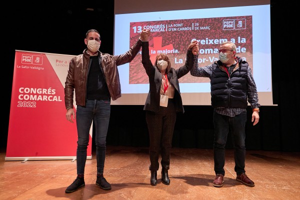 Liduvina Gil, proclamada nueva secretaria general del PSPV-PSOE de la Safor-Valldigna 