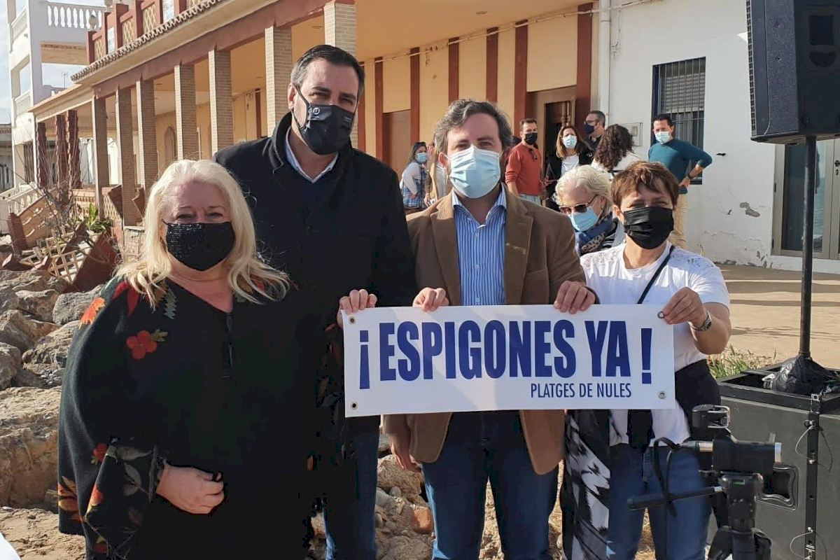 Les Corts aprueban una iniciativa para pedir la regeneración del litoral de Nules