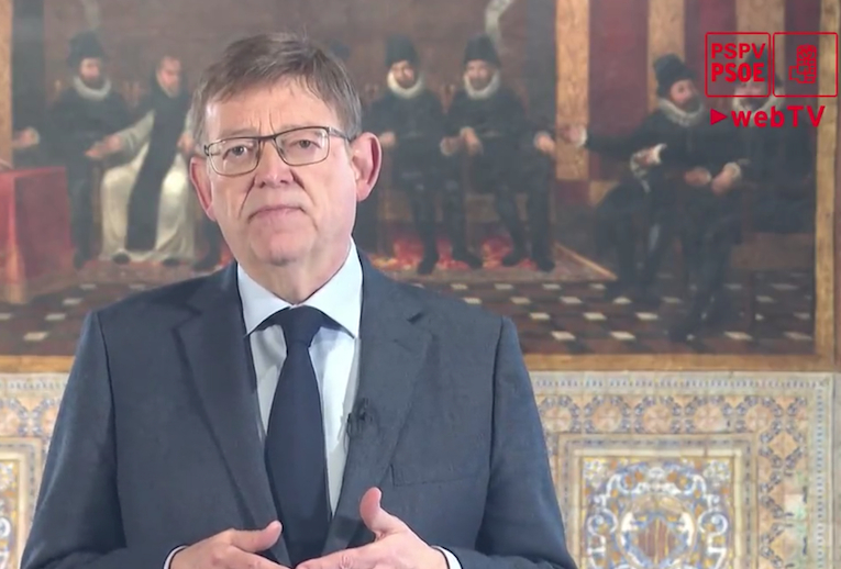 Nace la teleweb del PSPV... con imágenes de la Generalitat pero logo socialista