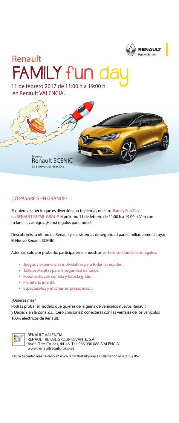 Renault Valencia presenta la revolución Scenic con una fiesta para toda la familia