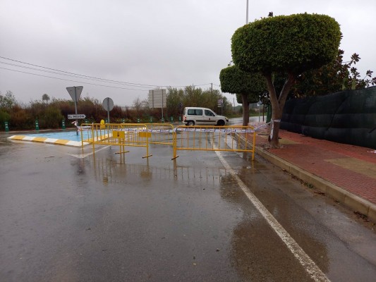 Cuatro carreteras de la Región siguen cortadas por las fuertes lluvias