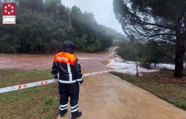 El temporal descarga con fuerza en la Comunitat Valenciana