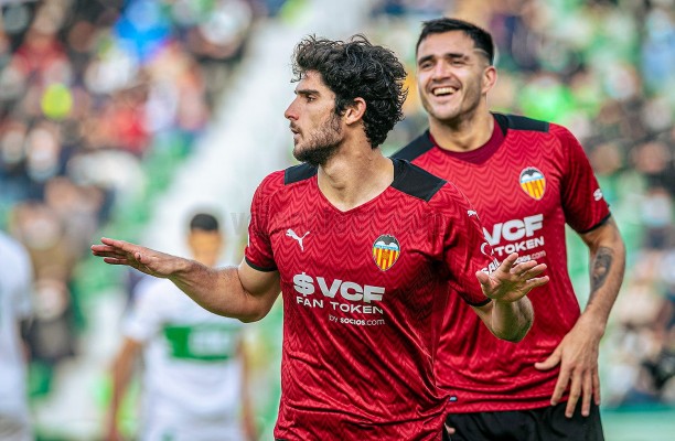 Guedes marca más de la mitad de sus goles en Liga a domicilio
