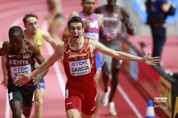 Mariano García, campeón mundial de 800 metros
