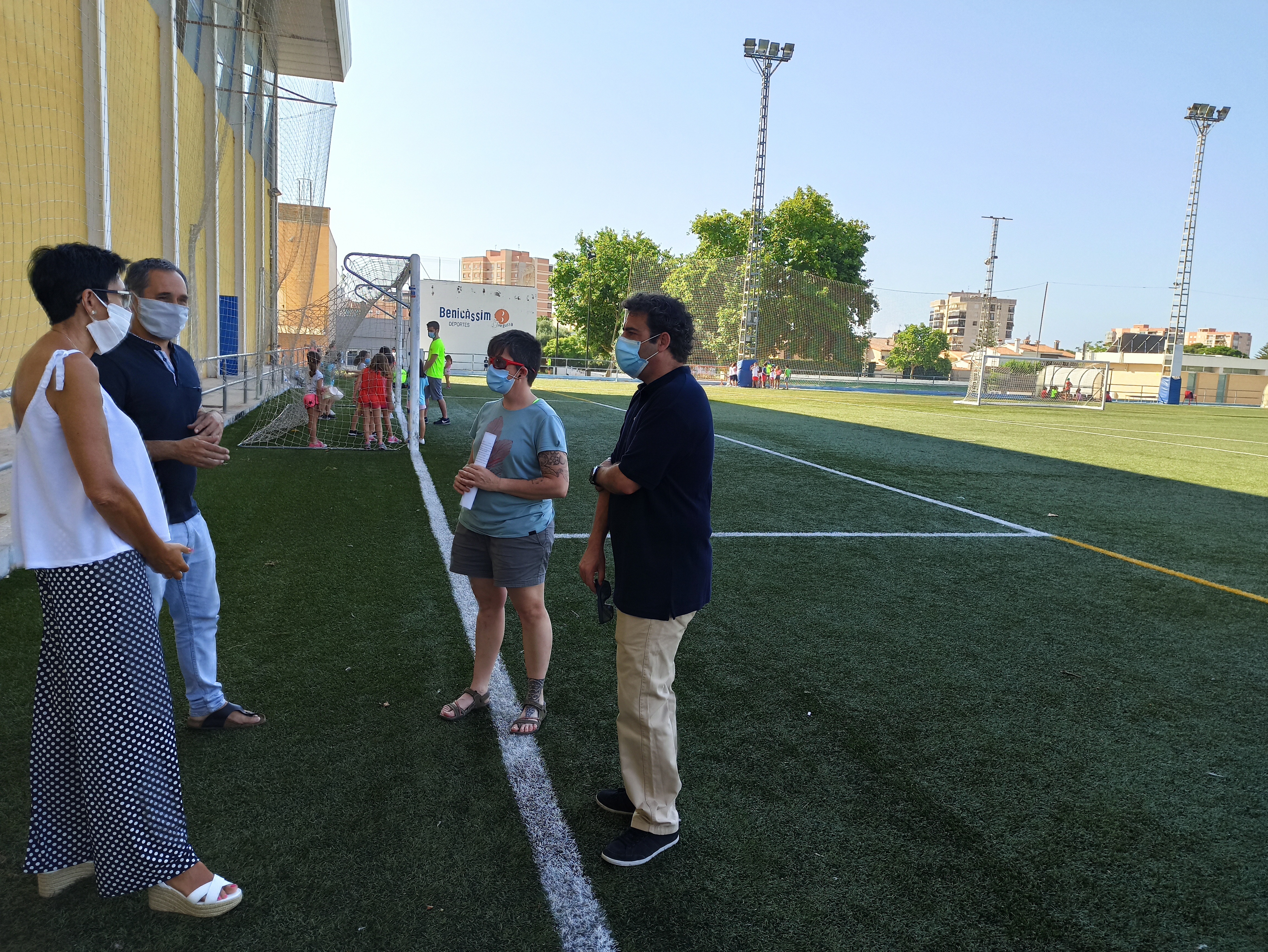 Benicàssim aplicará tecnología LED en la luminaria del campo de fútbol Torre de San Vicente