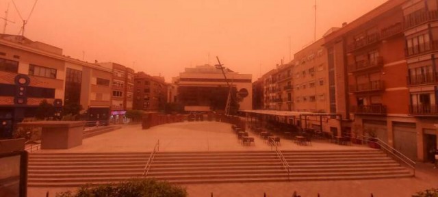 La Región deja atrás sus estampas naranjas: descienden los efectos de la calima 