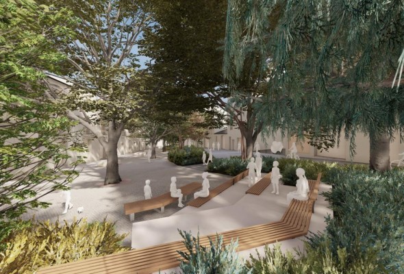 Ontinyent inicia las obras de la plaza de Sant Antoni con una inversión de 1,2 millones de euros
