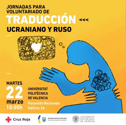 El Consulado ucraniano, Cruz Roja y UPV buscan voluntarios para traducción
