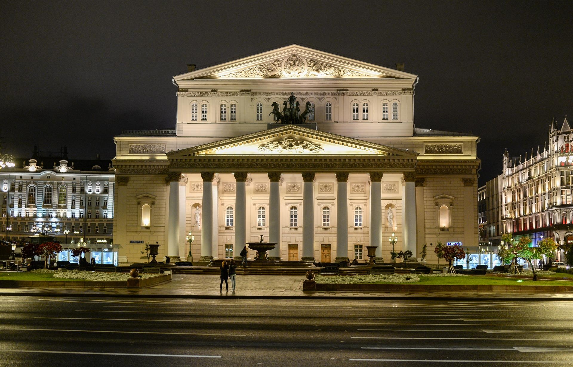 Vista exterior del Teatro Bolshoi. Foto:Jens Kalaene/dpa-Zentralbild/ZB/EP  - 